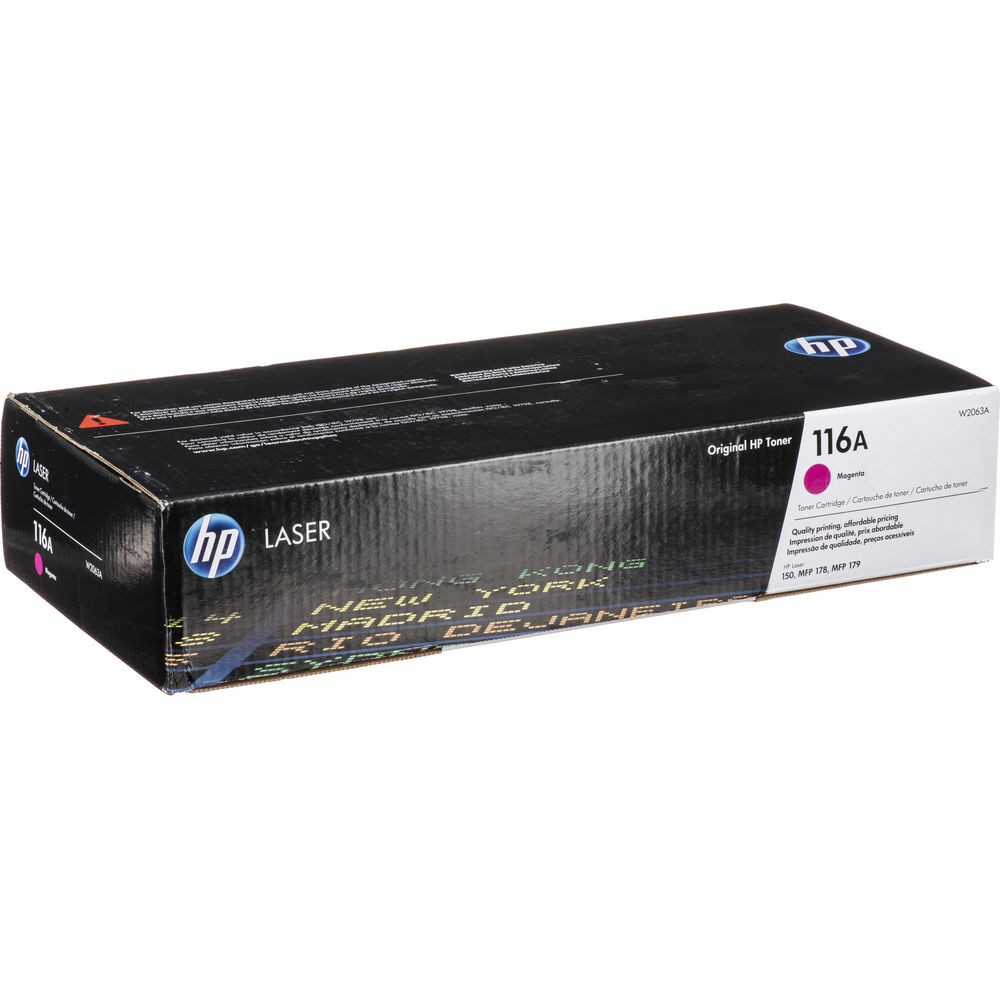 HP 116A W2063A Original Laser Toner Cartridge for LaserJet Printers (Magenta)