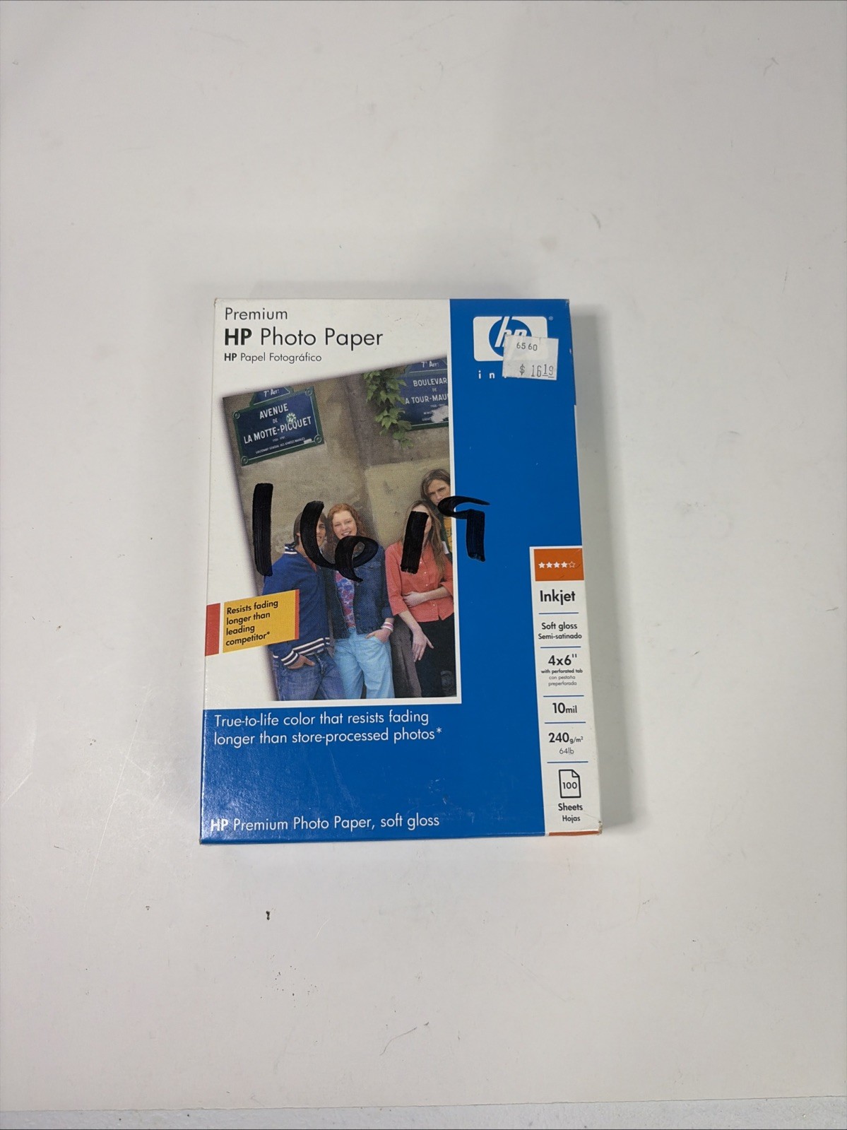 HP Premium Soft Gloss Photo Paper For Inkjet Printer 4 x 6