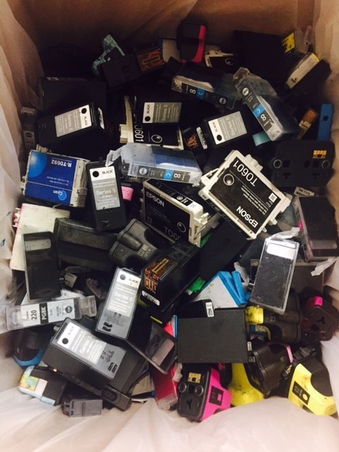 Mix lot of 500 Virgin & Non Virgin Empty Ink Cartridges