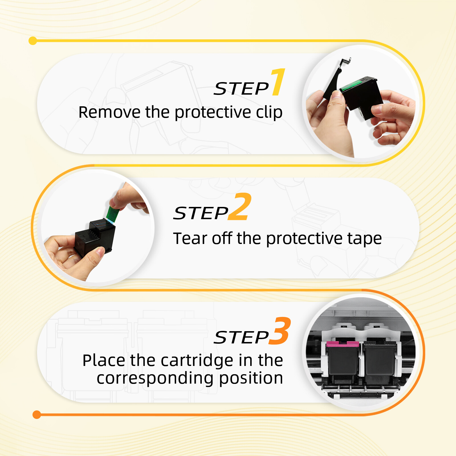 for HP 64XL Ink Cartridges HP 64XL envy photo 7855 7155 7858 6255 7800 7164 6255