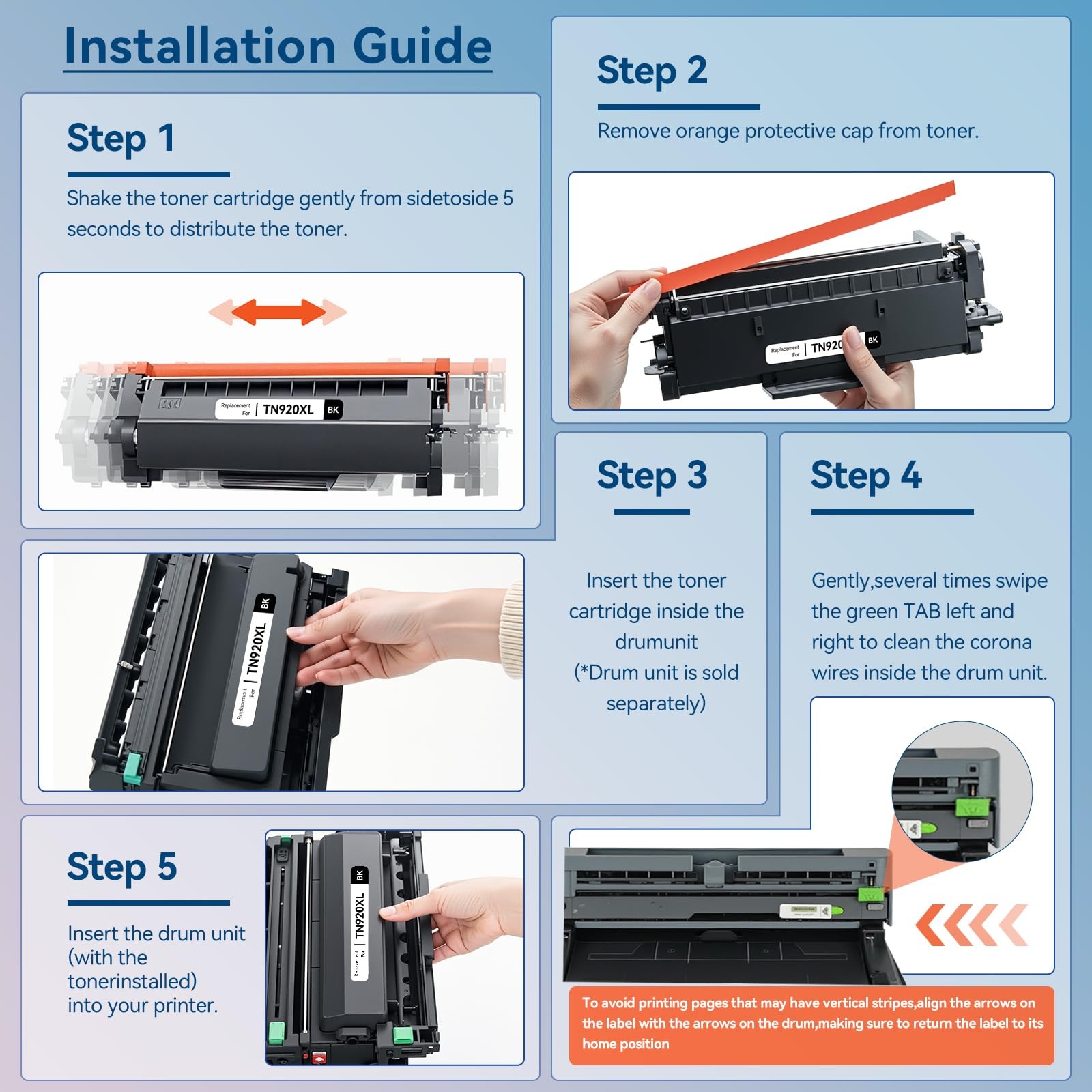TN920UXXL Toner Cartridge for Brother TN920XL TN920