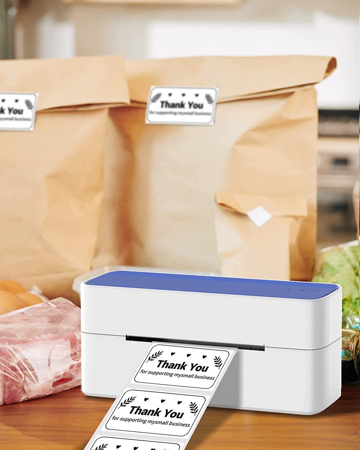 Phomemo 4″ x 6″ Bluetooth Thermal Shipping Label Printer for UPS USPS FedEx Lot