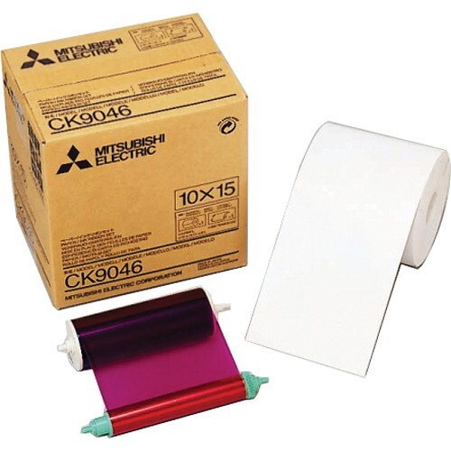 Mitsubishi 6″ Wide Paper Roll & Inksheet CK9046 For CP9500 CP9550 CP9800 Printer