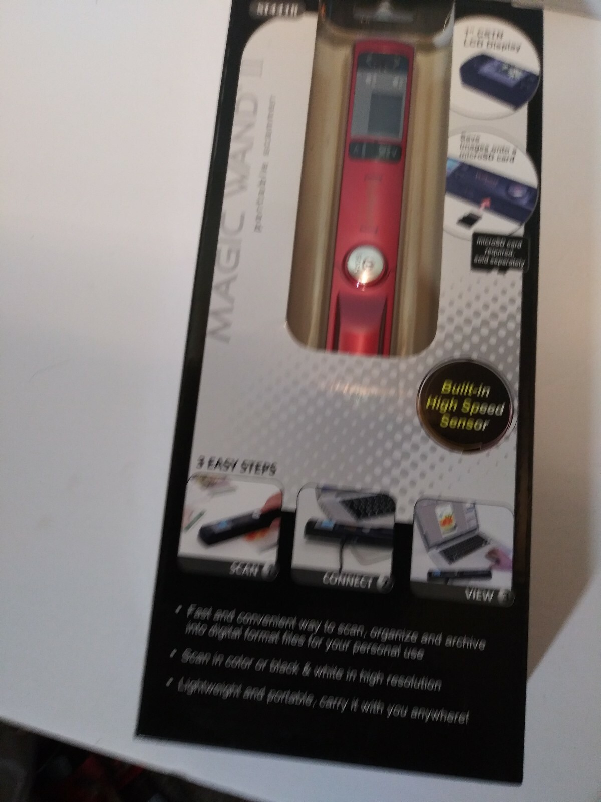 VuPoint Magic Wand II 2 Portable Scanner Photos Convert JPG ST441R (28480-2) New