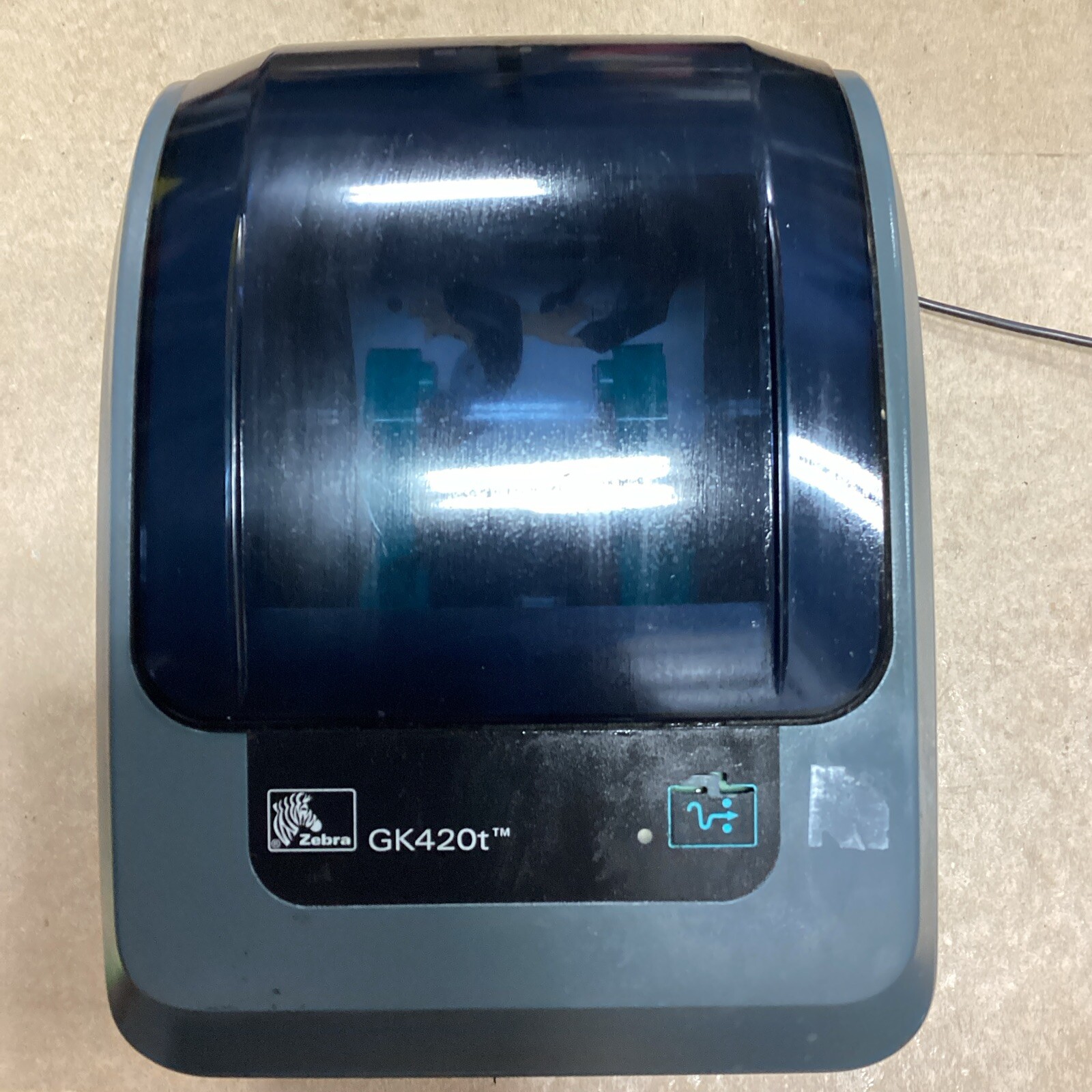 ZEBRA GK420T THERMAL BARCODE LABEL PRINTER GK42-102210-000. E77