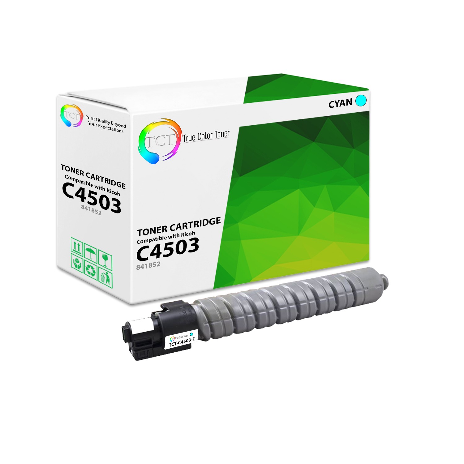 TCT Premium C4503 Cyan for Ricoh Aficio MP C4503 5503 Compatible Toner