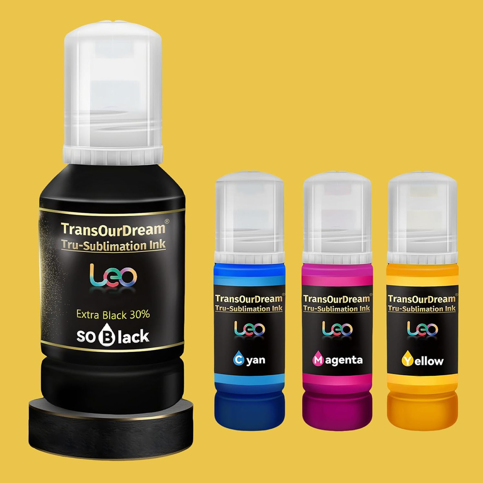 Sublimation Ink 337ml Auto-Refill Bottles For ET-2400 ET-2720 ET-2760 ET-2750