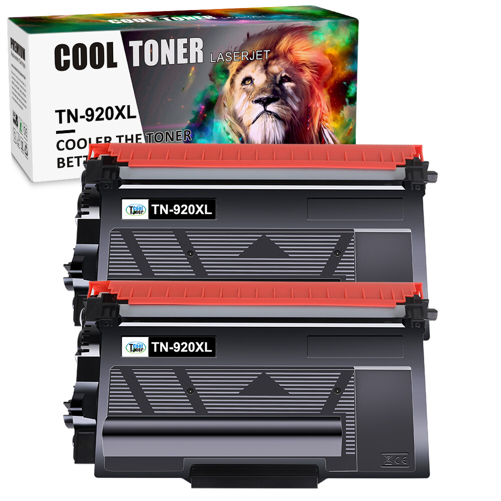 2PK TN920XL Fits For Brother TN920 Toner HL-L6210DW L6217DW MFC-L5717DW L5915DW