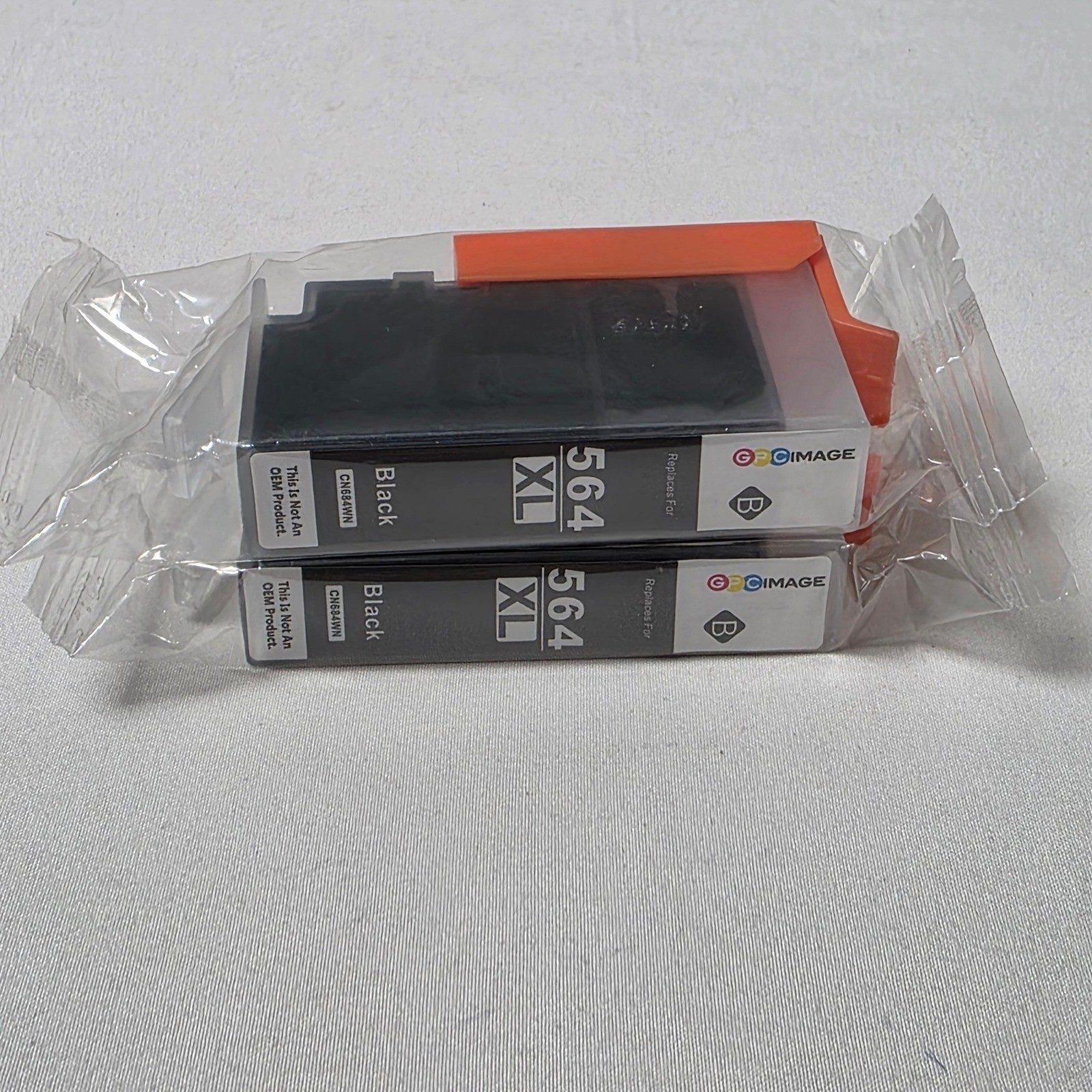 GPC Image Ink Cartridges 564XL Black 2 Pack Replaces CN684WN High Yield New