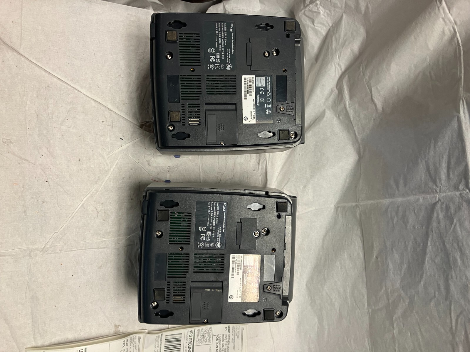 Intermec PC43D Direct Thermal Printer PC43DA0010020, FOR PARTS QTY 2