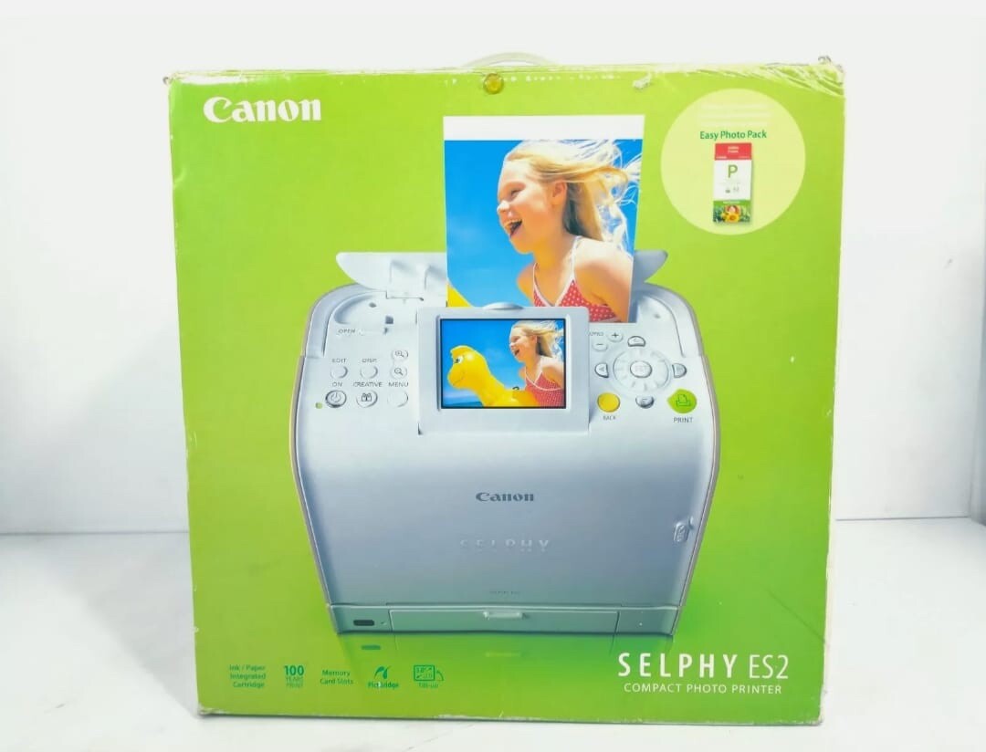 CANON SELPHY ES2 Compact Personal Photo Printer Digital 4×6 OPEN BOX