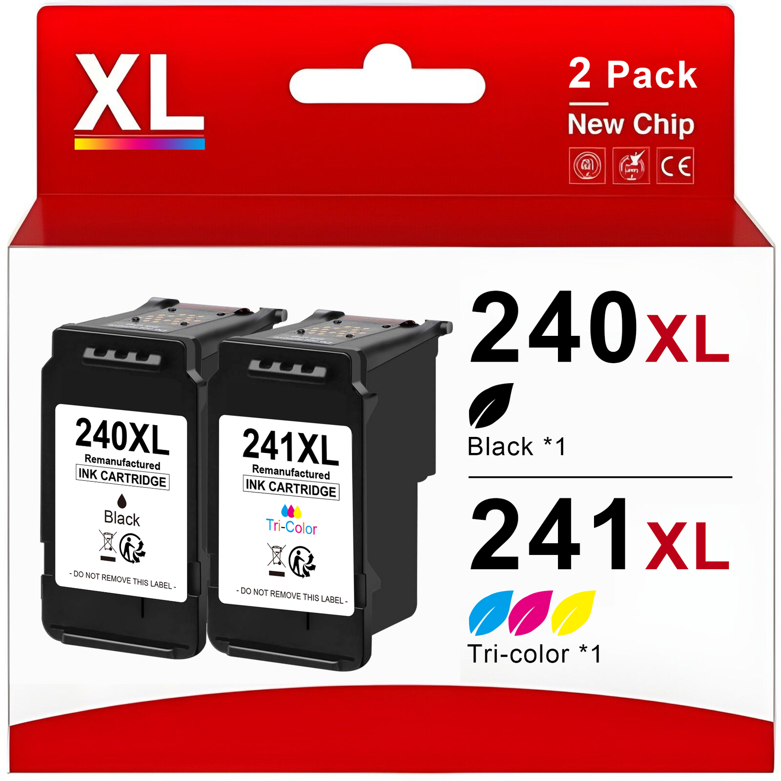 Ink Cartridge for Canon PG-240XL CL-241XL PIXMA MX392 MG3220 MG3520 MG3620 Print
