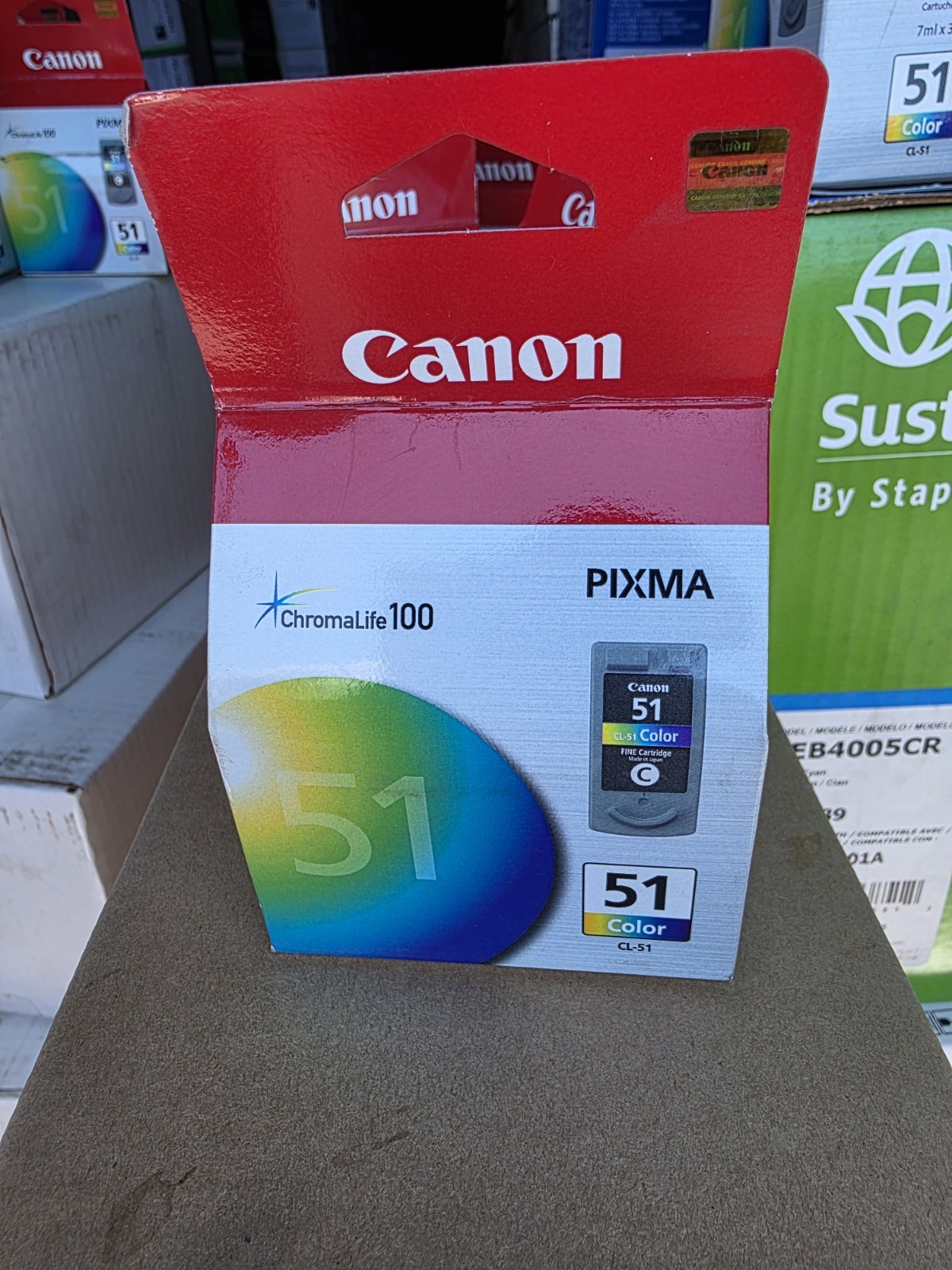 Canon CL 51 Color Combination Ink Cartridge High Yield 3 Colors