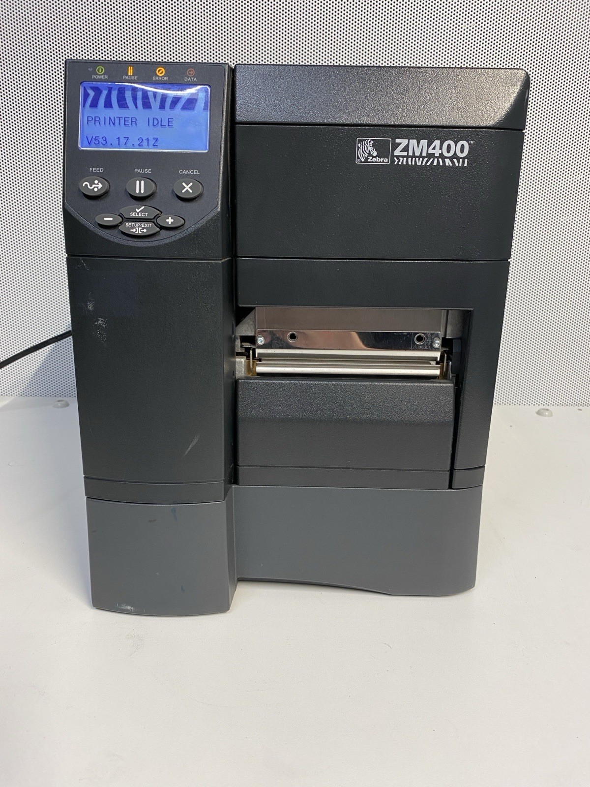 Zebra ZM400 Thermal Label Barcode Printer ZM400-2001-0100T *USED*