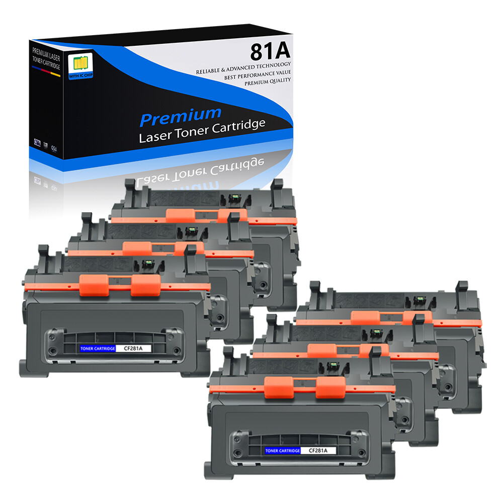 6PK CF281A Toner Cartridge For HP LaserJet Enterprise M605n Flow MFP M630z M630h
