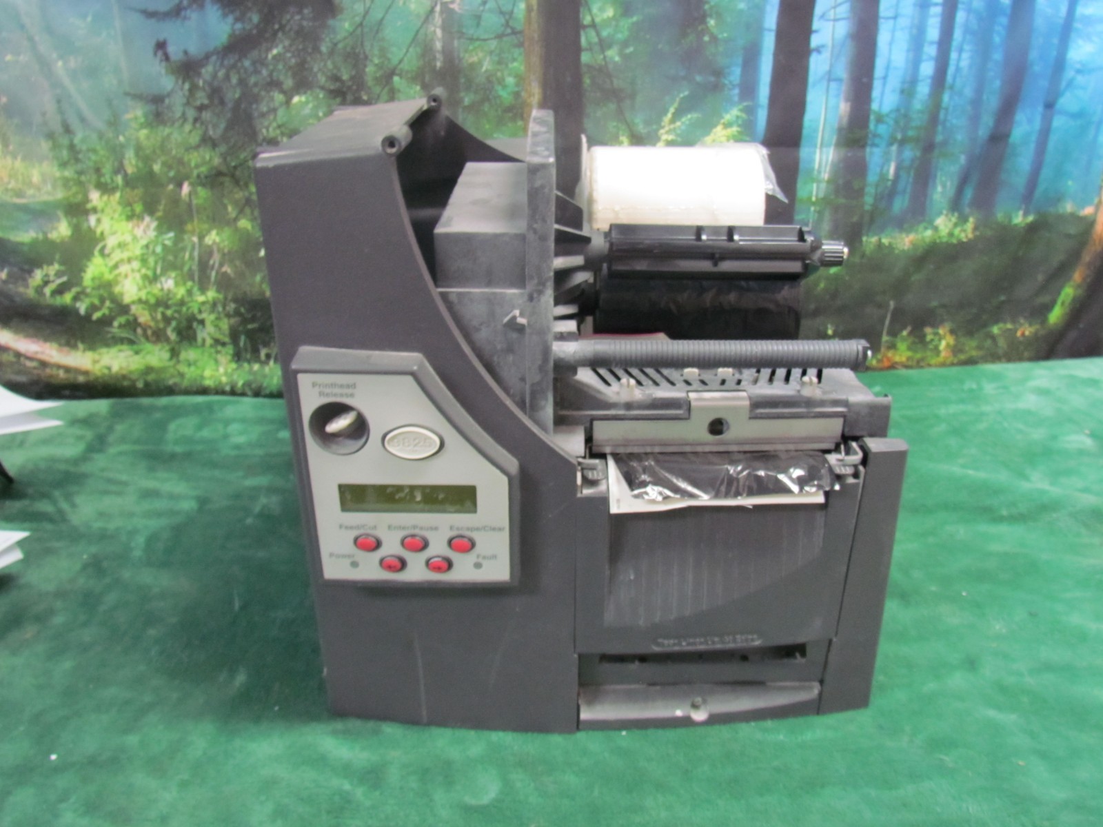 PAXAR MONARCH 9825 M09825 THERMAL BARCODE LABEL PRINTER PARTS ONLY WORKING