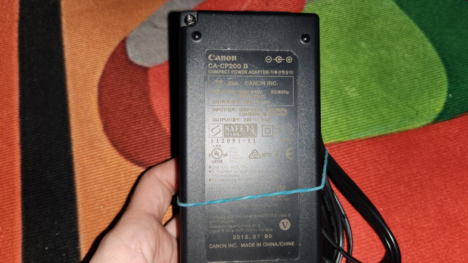 Canon CA-CP200B CP200 Compact Power Supply Adapter 24V 1.8A OEM