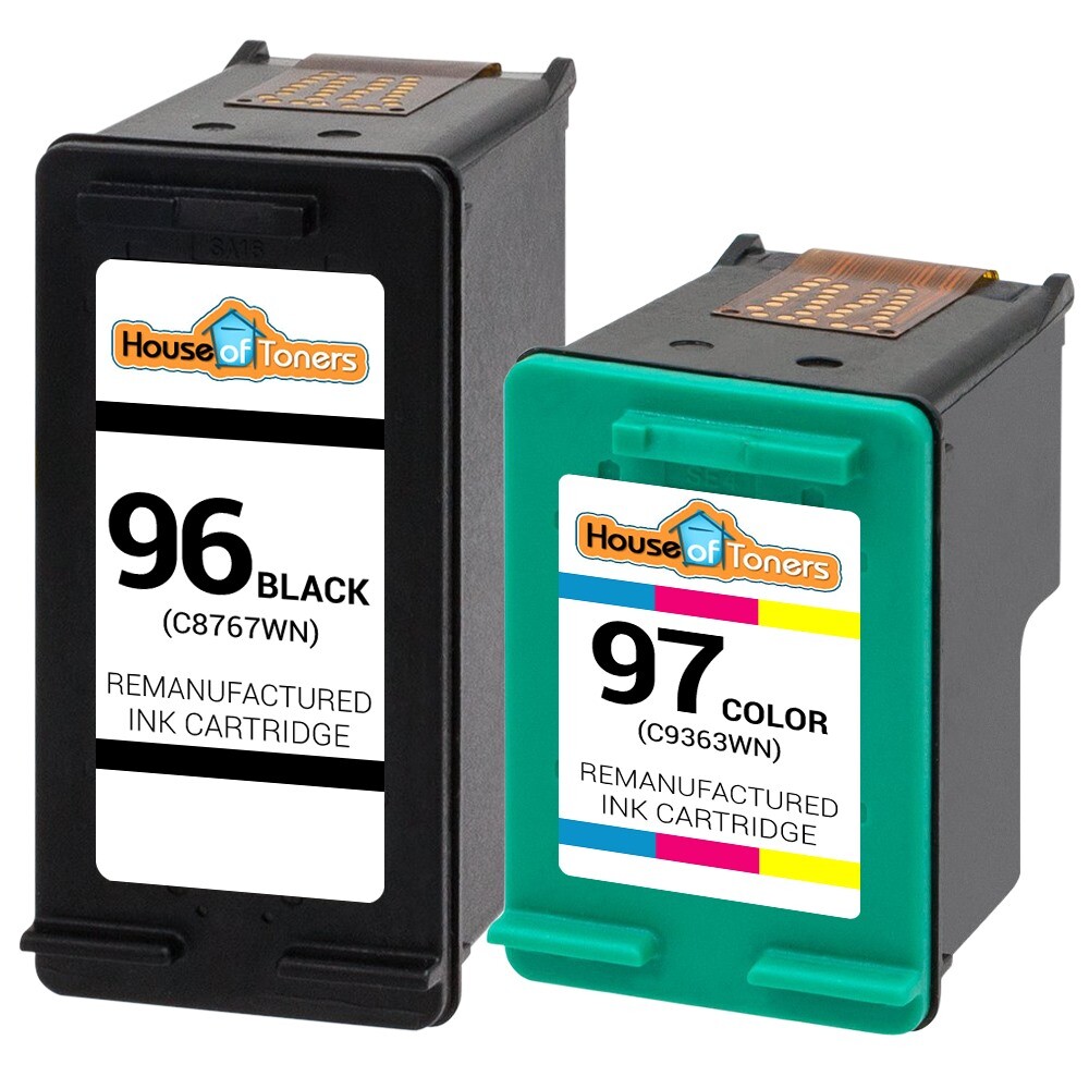 2PK HP 96 97 Series Ink Cartridge for use Deskjet 6840dt 6840xi 6940dt 6980 6940