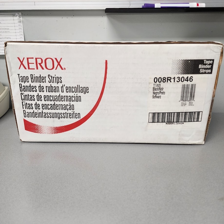 Xerox Black Binder Tape – 11″ Size, 8R13046 – Black – 500 / Carton