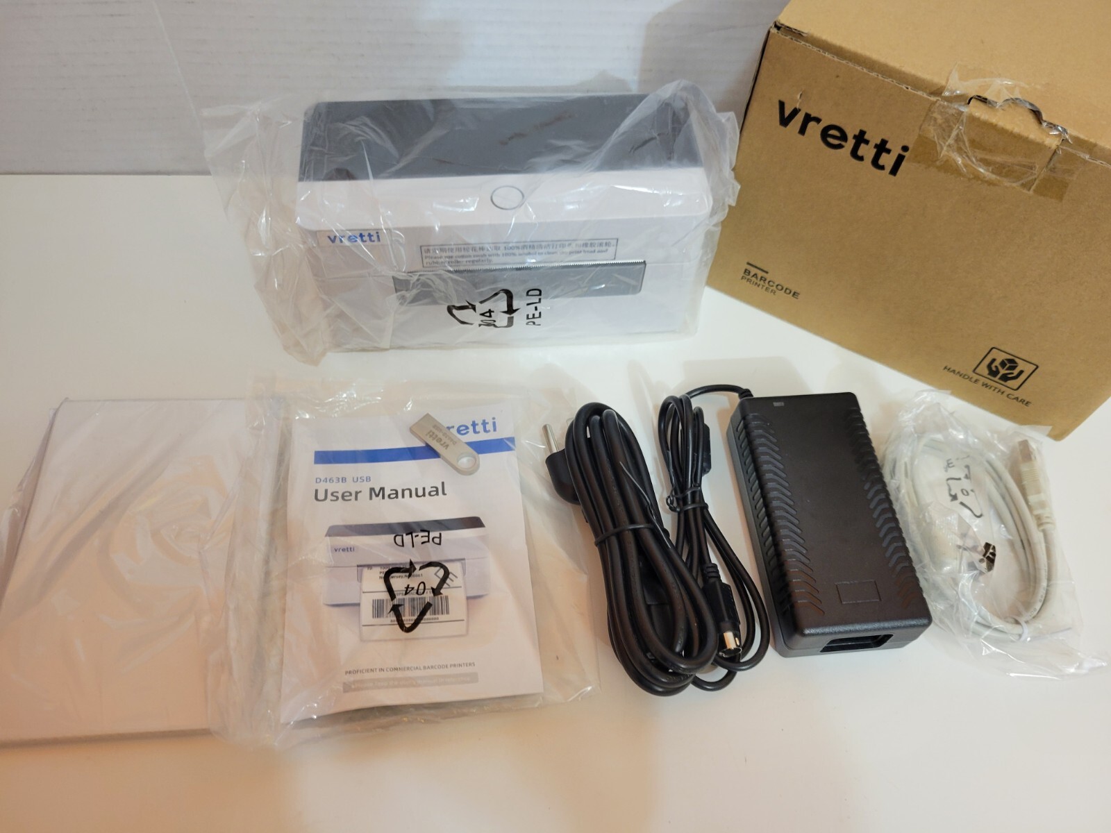 VRETTI Thermal Shipping Label Printer 4×6 Wireless Bluetooth Label Printer Wifi