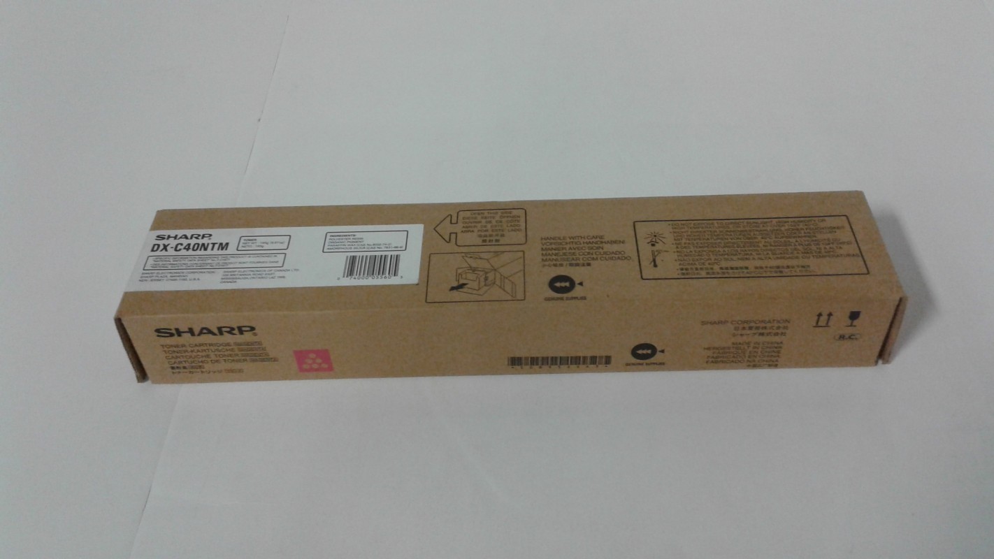Sharp DX-C40NTM Toner Ctg Magenta 10.000 Pages for Sharp DX-C310