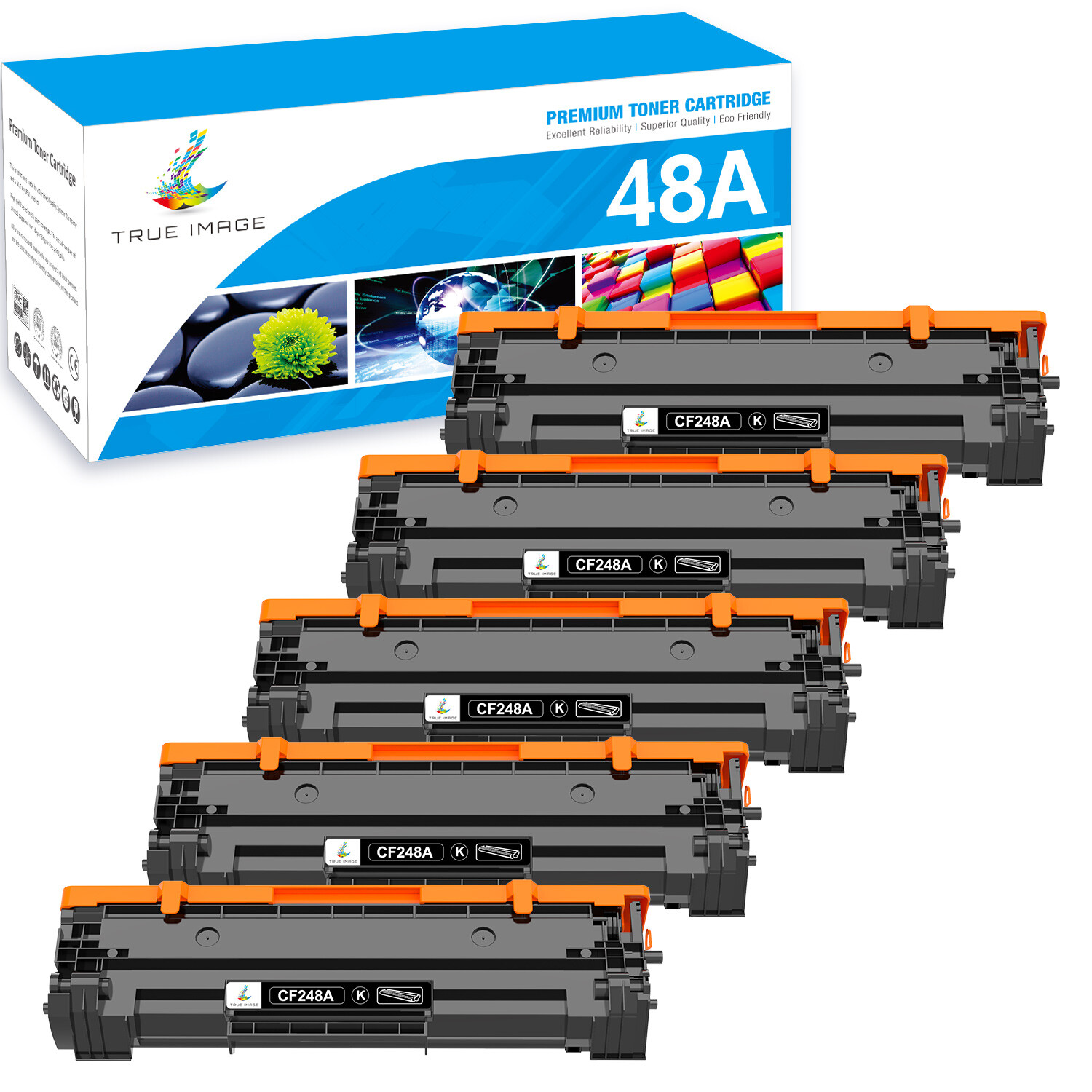 CF248A 48A Black Toner Replacement for HP LaserJet Pro M15w M15a M31w W/Chip Lot