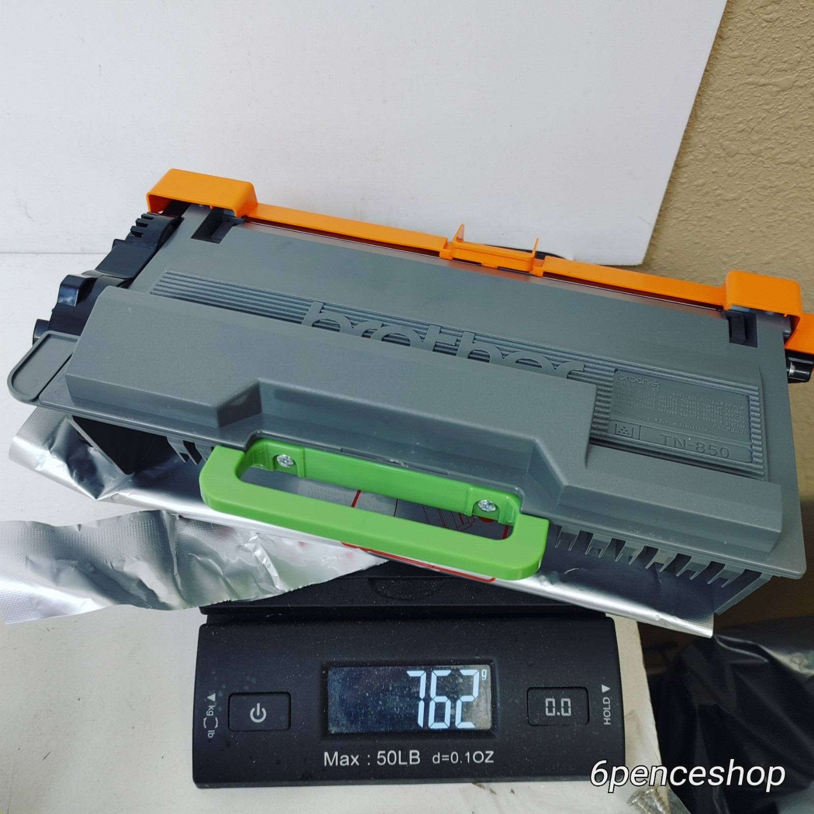 26.9oz/762g No Retail Box-Brother TN850 High Yield Black Toner Cartridge