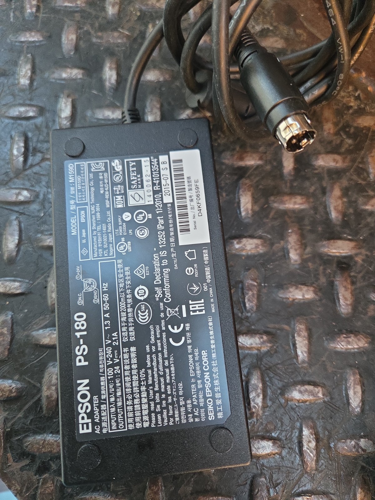 Epson PS-180 AC Adapter Power Supply Printers TM-T88V