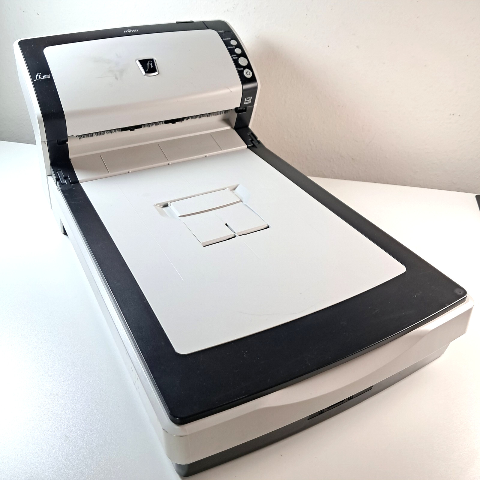 Fujitsu fi-6230 Document Scanner w/ Scanning Bed *NO Feeding TRAY & ADAPTER*