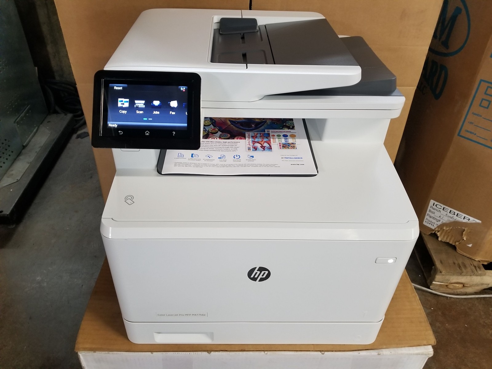 HP LASERJET PRO MFP M477FDW COLOR AIO PRINTER EXPERTLY SERVICED WITH HP TONERS