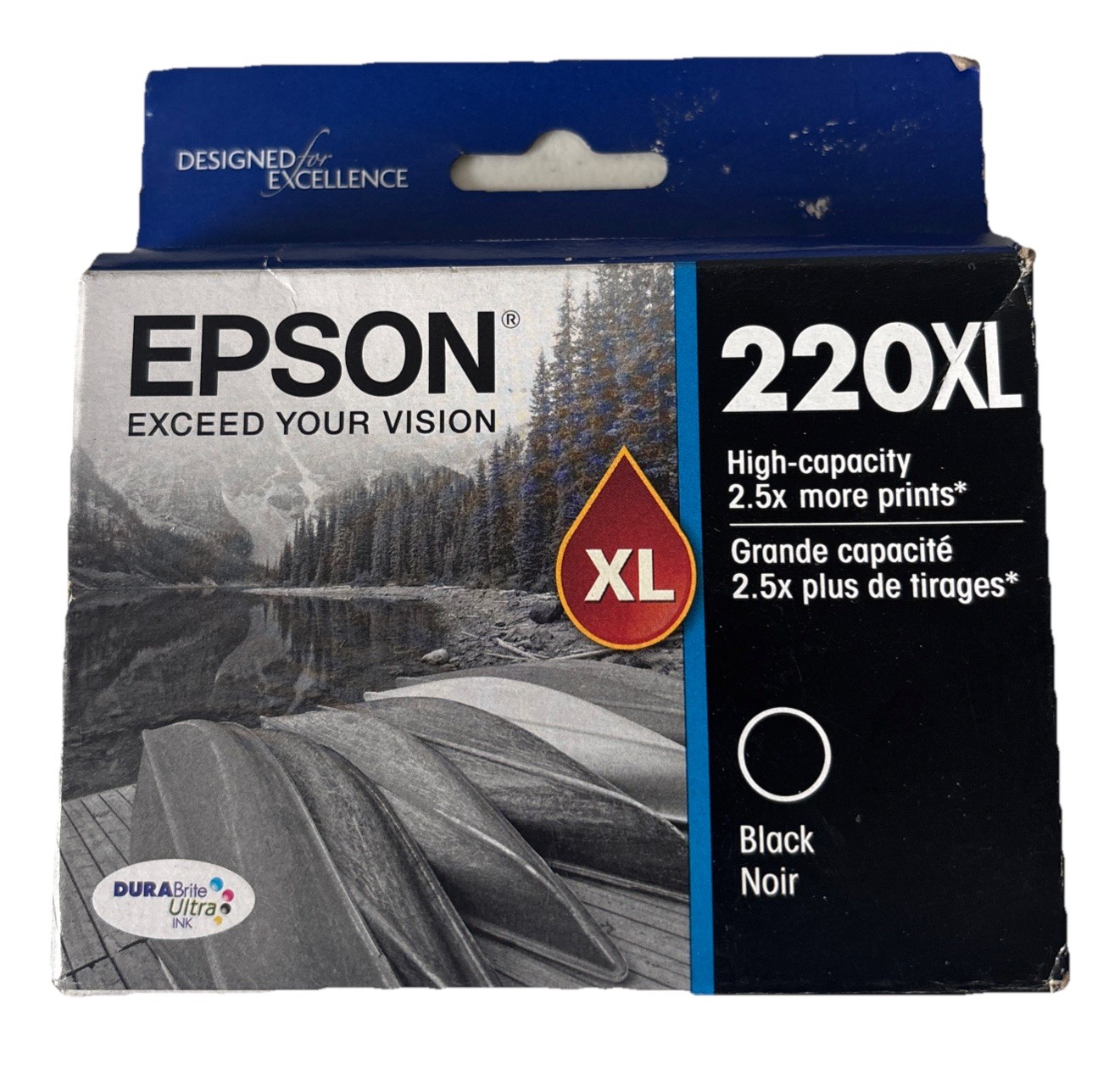 Genuine Epson 220XL Black Ink Cartridge Exp: 02/2026