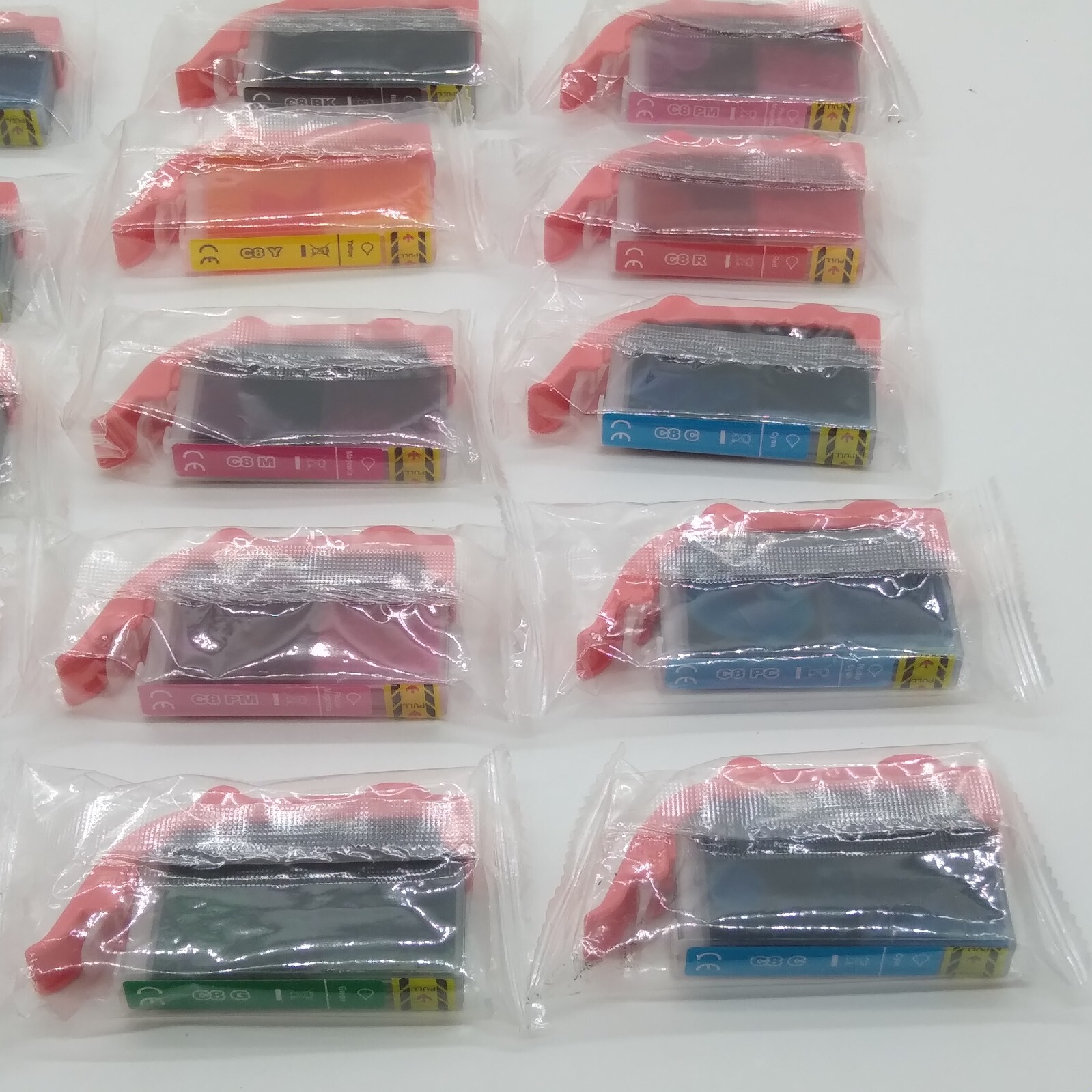 Ink Cartridge C8 Lot of 20 Various colors as shown Sealed out of box