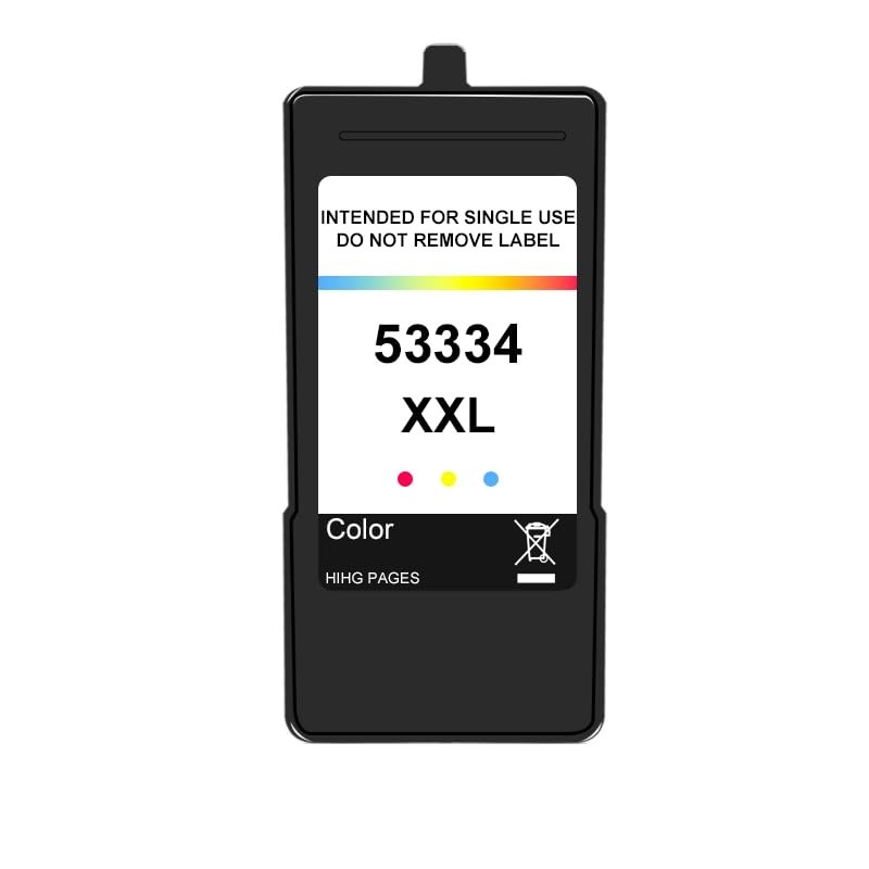 High Yield Tri-Color Ink Cartridge Replacement for Primera 53334 – Blue, Purple,