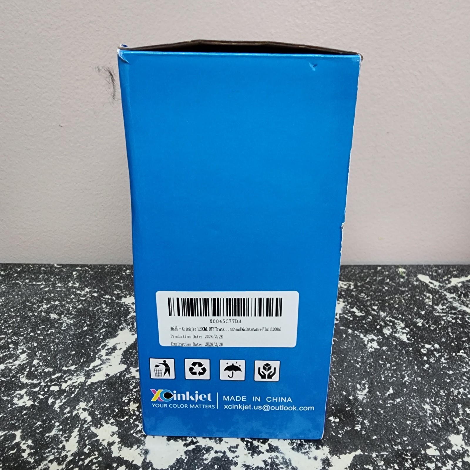 Direct To Film Textile Ink. Inkjet 6×200 Ml XC inkjet Black, Blue, Cyan, White