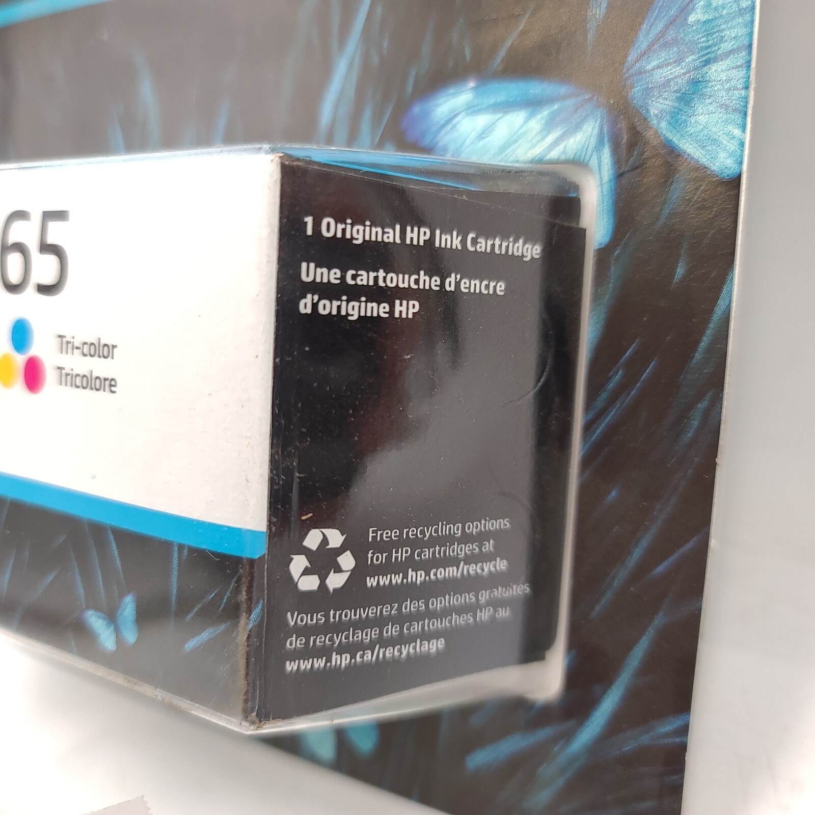 HP 65 Tri-Color Ink Cartridge For Envy & Deskjet 3700 Series Printers