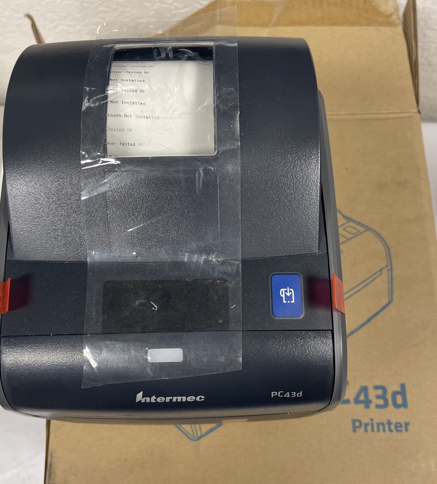 Intermec PC43d Direct Thermal Printer Monochrome. No Adapter