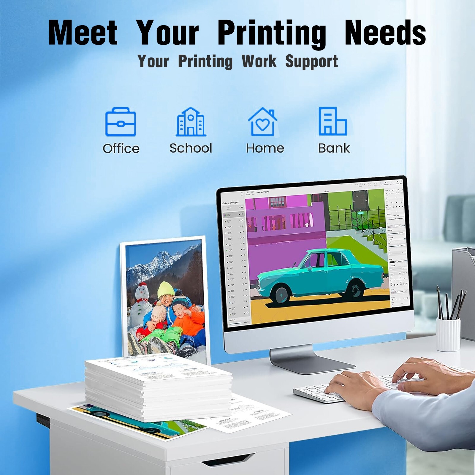 212XL Ink for Epson WF-2830 XP-4100 WF-2850 Printers (Black/Cyan/Magenta/Yellow)