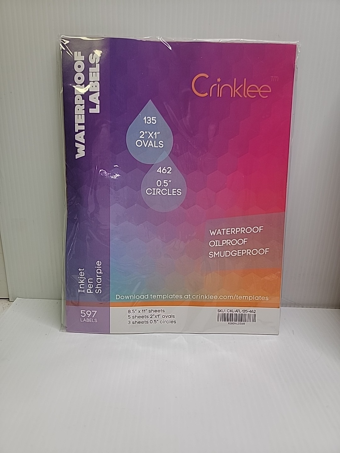Lot Variety Size Of Labels Labels. 1 New And 3 90 % Full . Great Value .Exact.