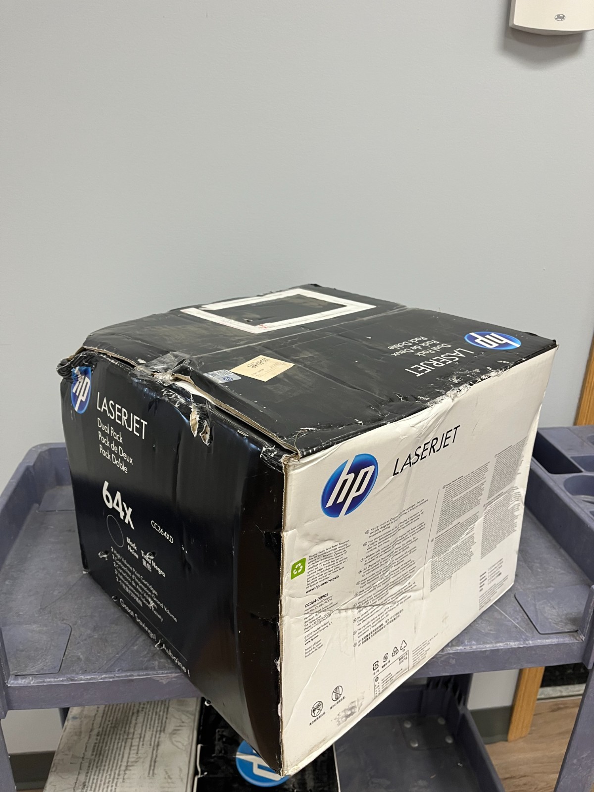 NEW HP CC364XD 64X Black Cartridge Dual Pack Genuine OEM FREE SHIPPING