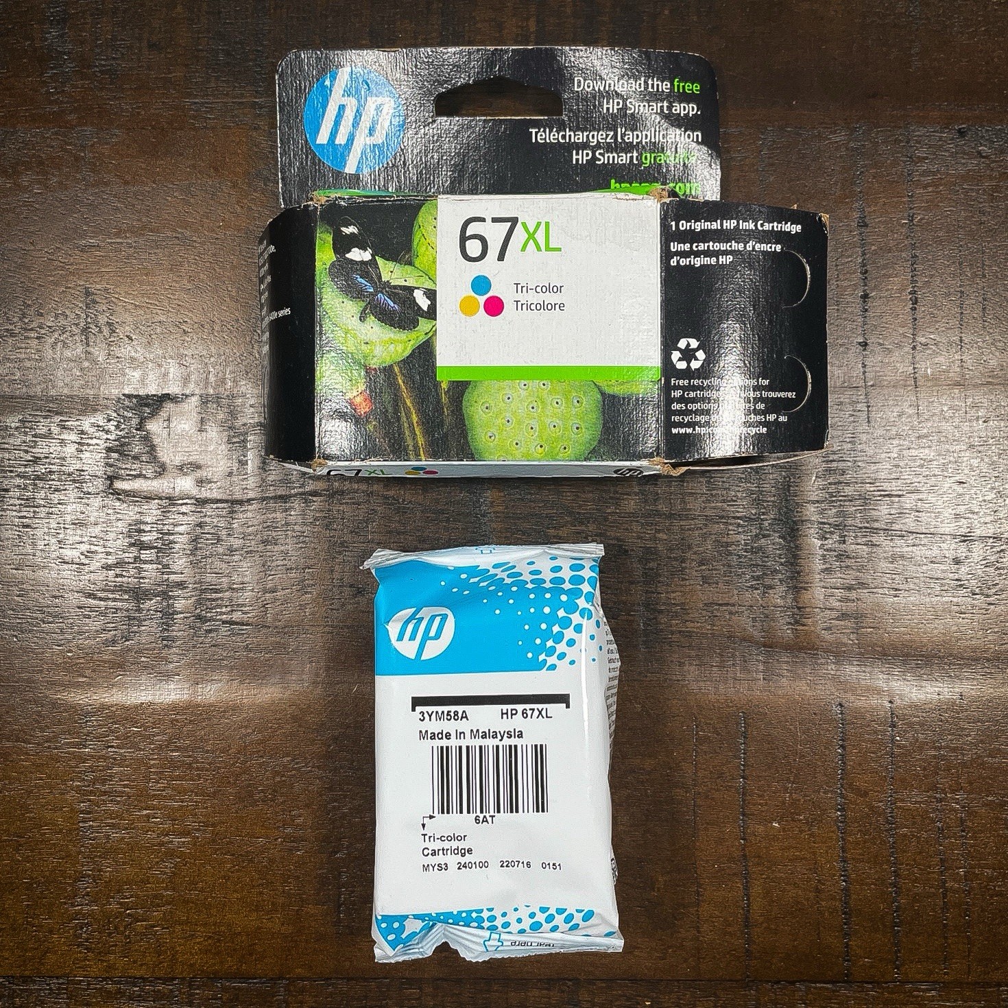 HP 67XL/3YM58AN High Yield Tri-Color Ink Cartridge – OPEN BOX- Exp JUL 2024