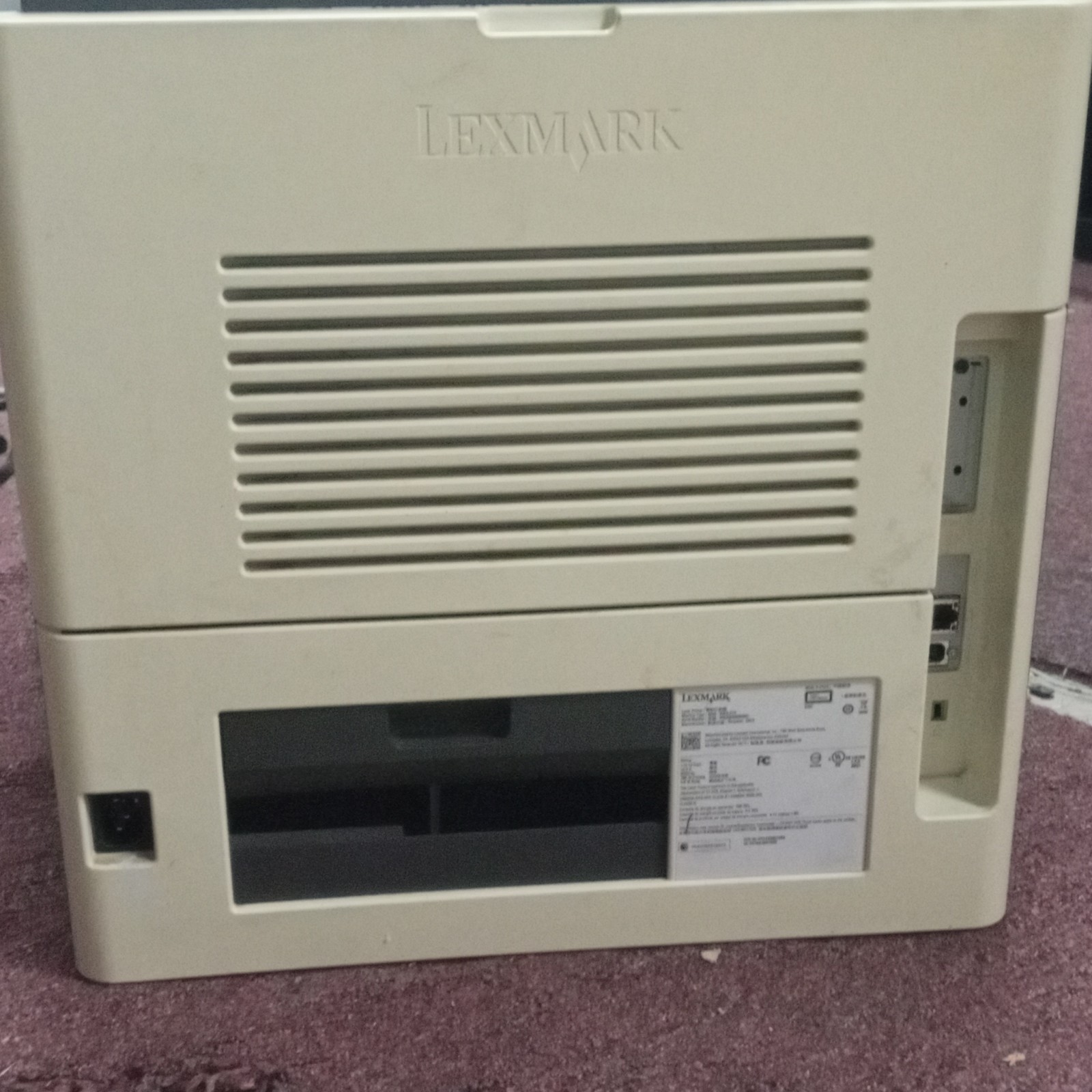Lexmark C792E Color Laser Printer Duplex Networkable Ethernet USB 1200×1200 DPI