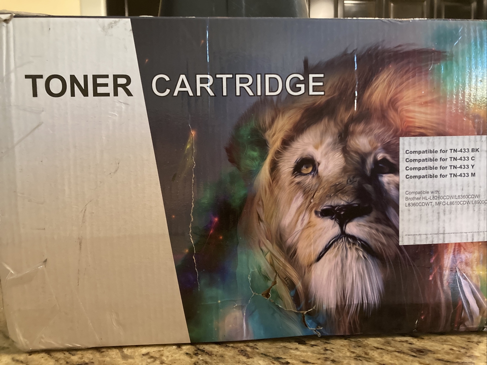 Laser Jet Toner Cool CT-TN-433-4CL Sealed 4pk Compatible TN-433BK 433C 433Y 433M