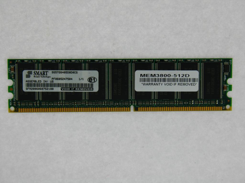MEM3800-512D 512MB Approved DRAM Memory for Cisco 3800