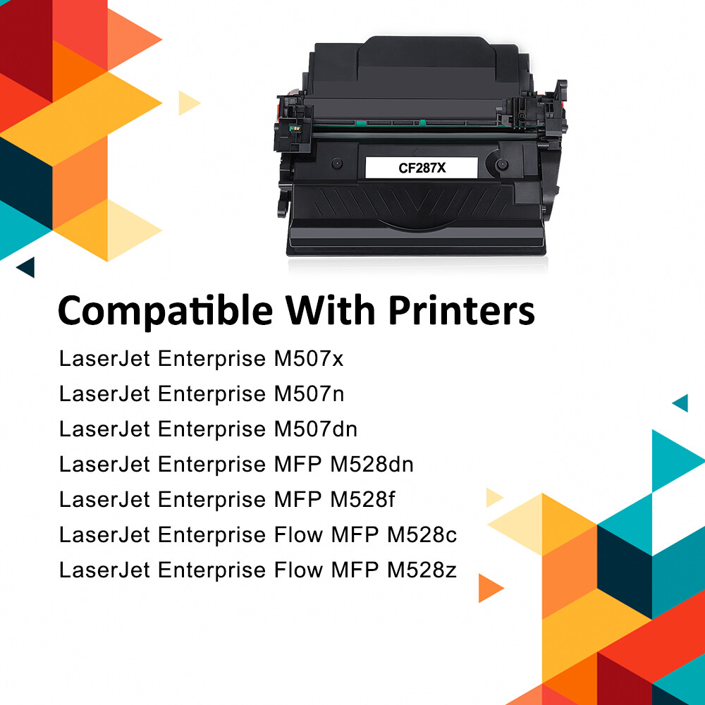 CF287XC Same as CF287X 87X Hi-Yield Black Toner Cartridge For HP M506 MFP M527