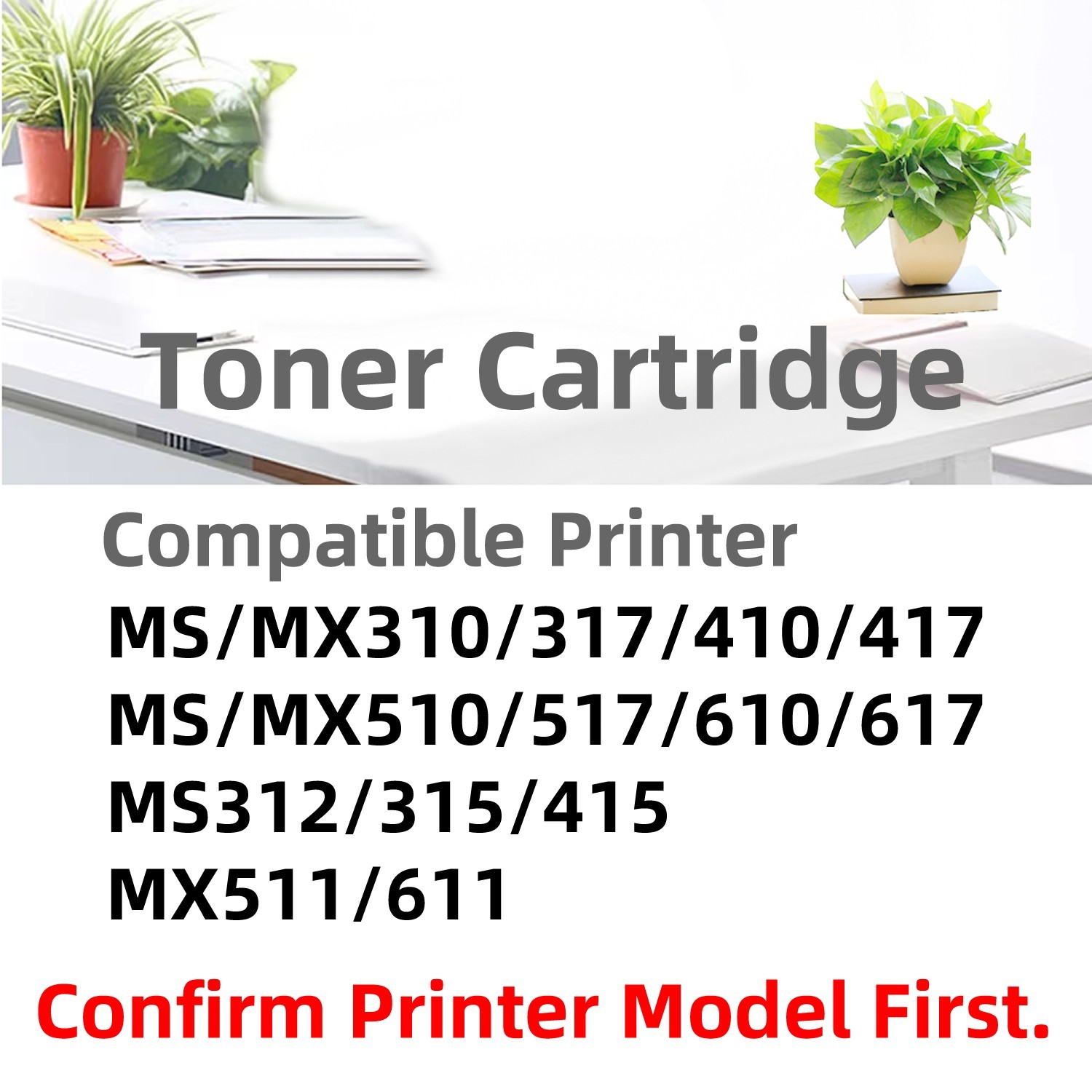 50F1X00 Toner Cartridge Compatible for Lexmark MS310 MS317 MS410 MS510 MS610
