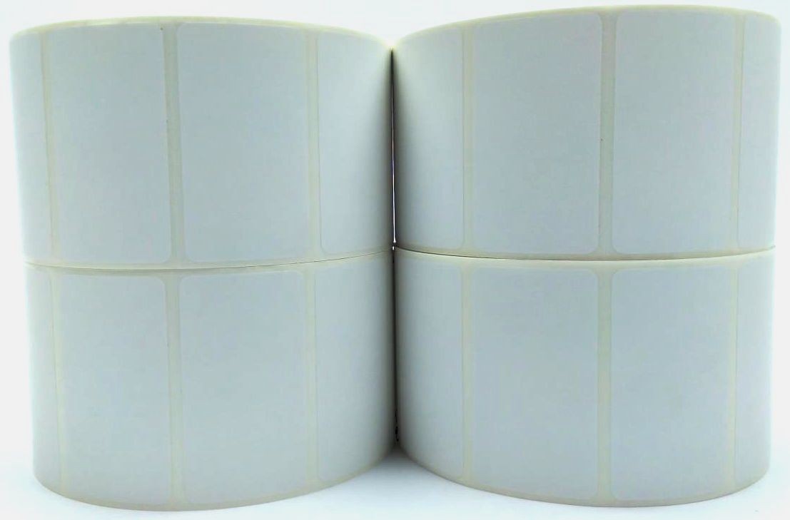 Brother 2.25″ x 1.25″ Die-Cut Thermal Labels White BCS1A032057 Genuine – 4 Rolls