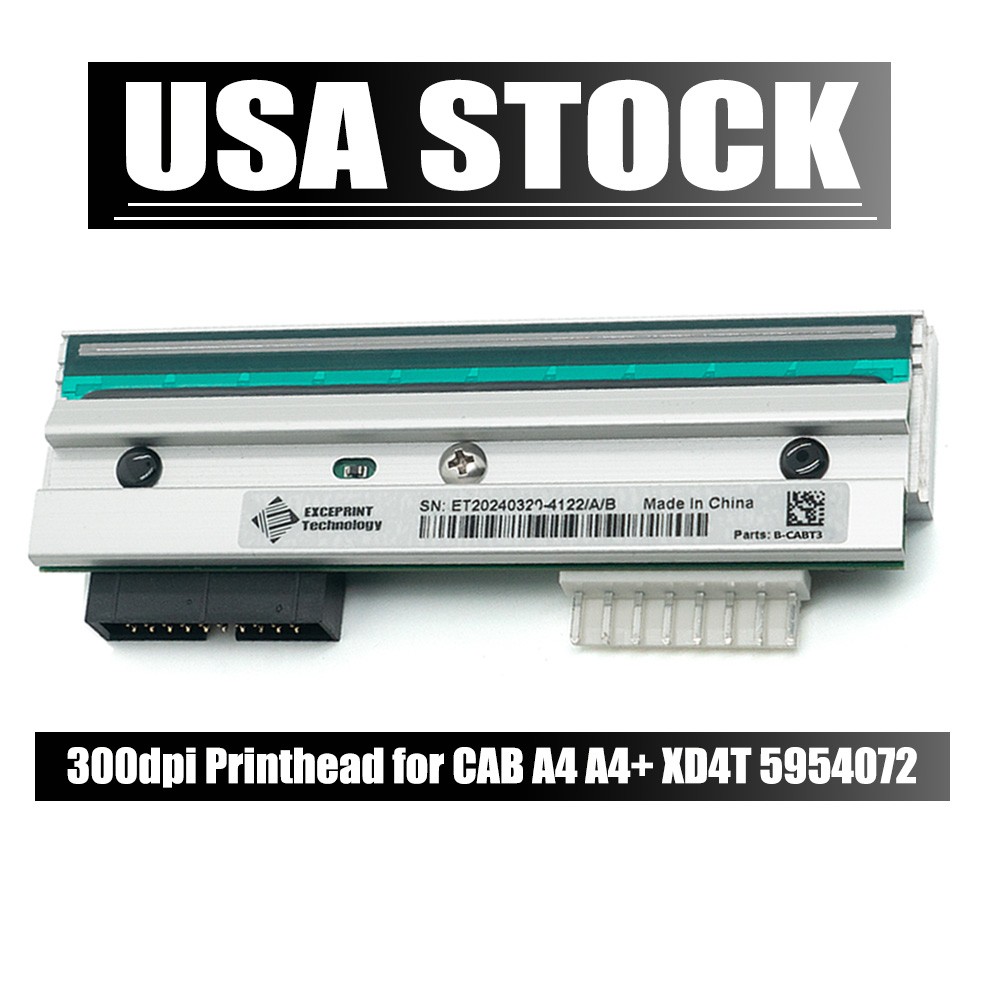 5954072 Printhead For CAB A4+ Thermal Label Printer 300dpi USA STOCK