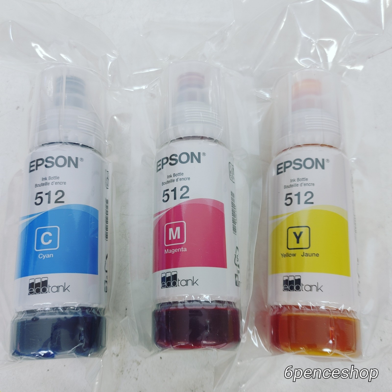 07/2022 Epson 512 Ink Bottle 3 Pack Cyan/Magenta/Yellow