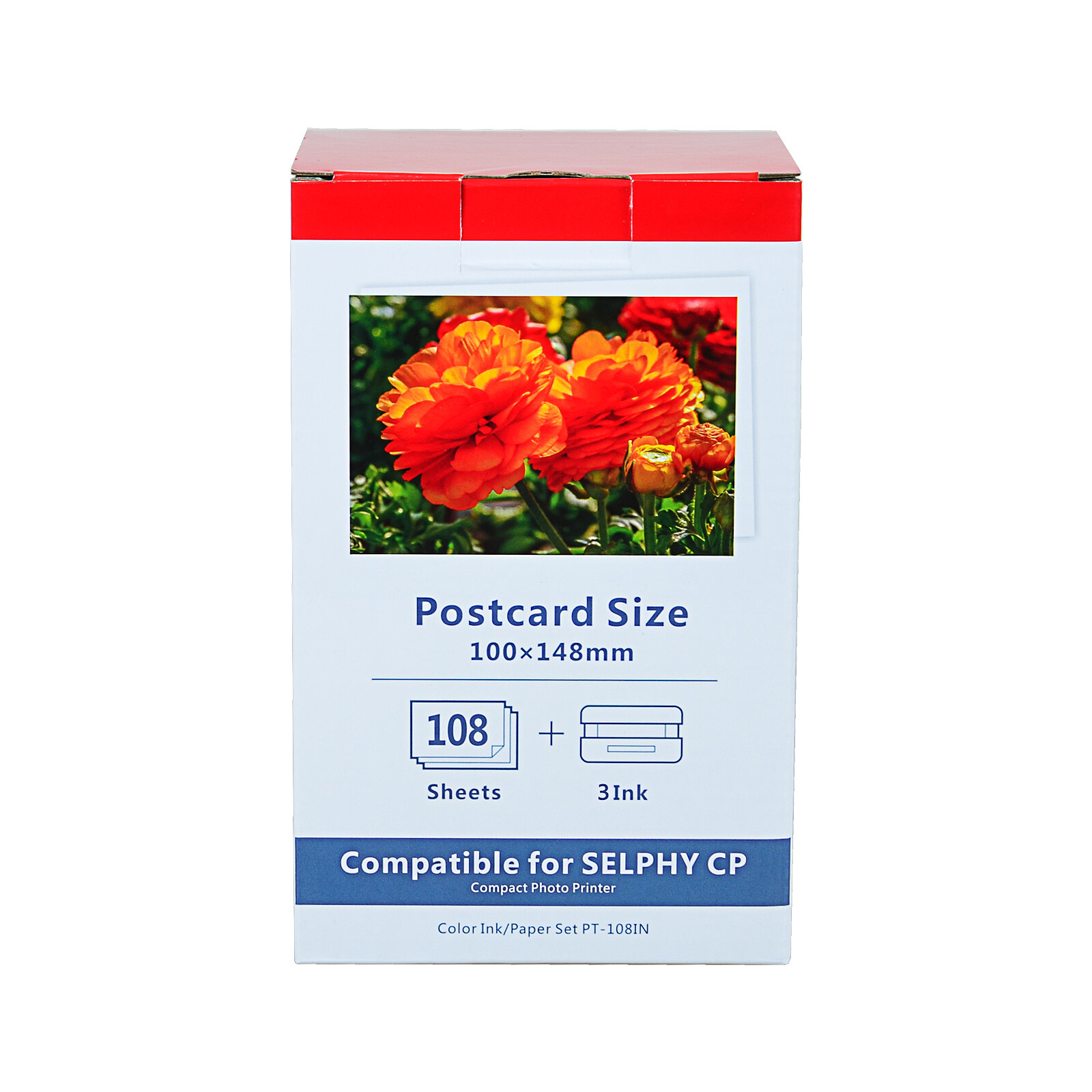 Compatible Canon KP-108IN Selphy CP1300 CP1000 CP1200 4×6 Photo Paper Ink Set
