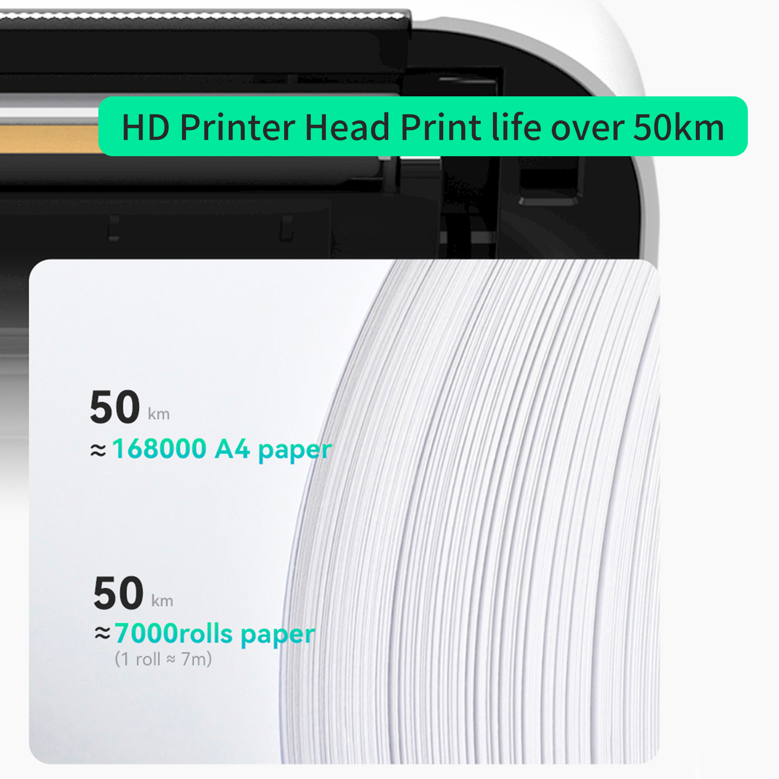 A4 Paper Printer Direct Thermal Transfer Wirless USB Printer O2B5